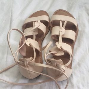 Cute Boho Lace-up Sandals
